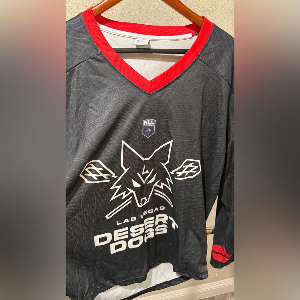 Las Vegas Desert Dogs Wayne Gretzky Jersey Mens X-Large Lacrosse NLL Shirt Black